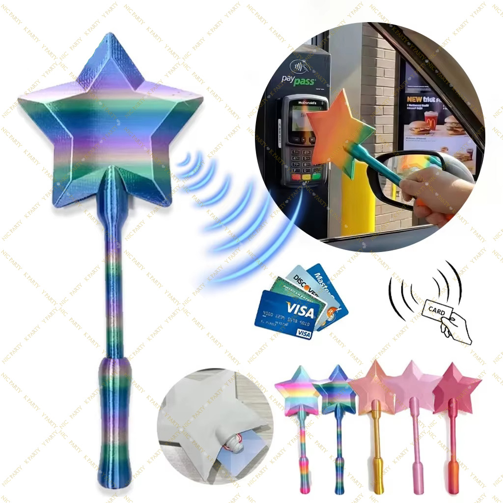 3D Printing Card - Funny 3D Printed Magic Wand Credit