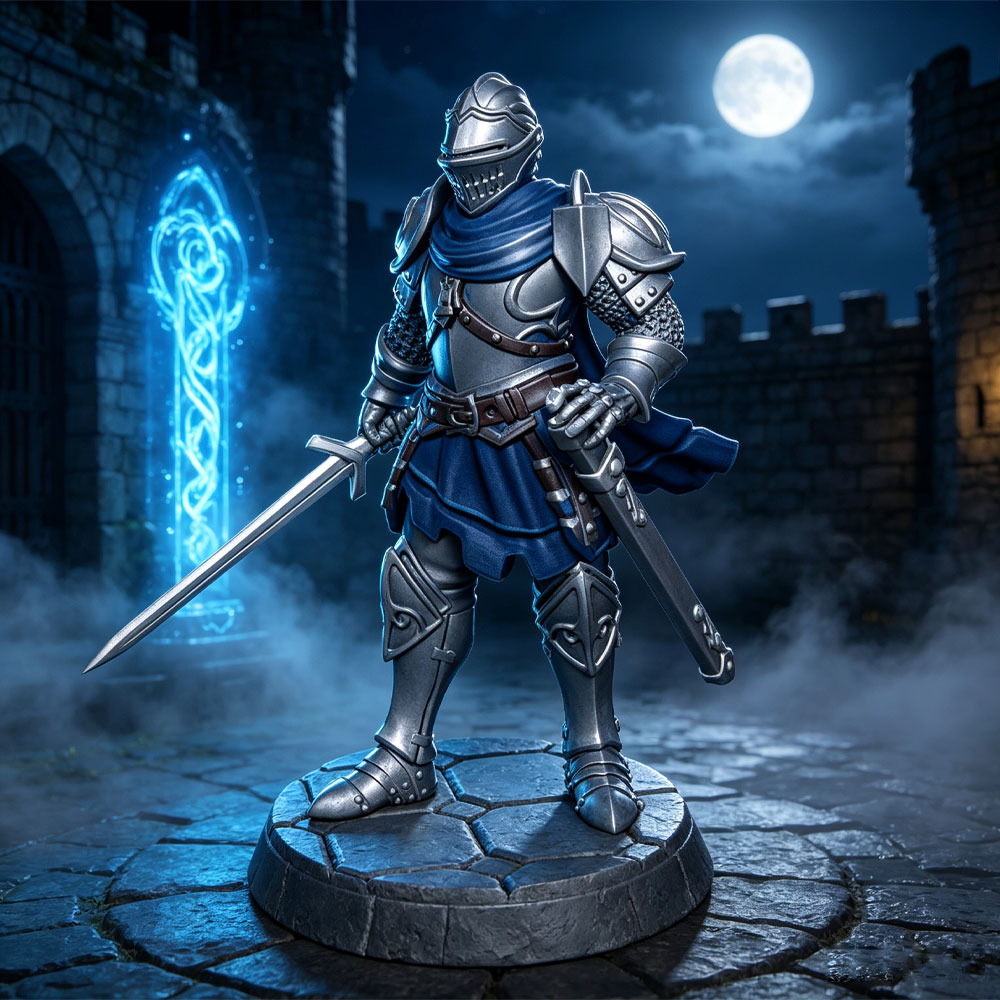 3D Printing Knight Armor - 1/24 Medieval Full-Body Plate Armor Knight,