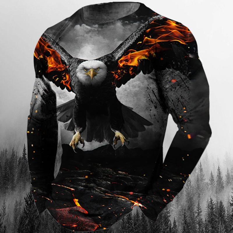 3D Printing Eagle - Cool Eagle T-shirts 3D Print Personality