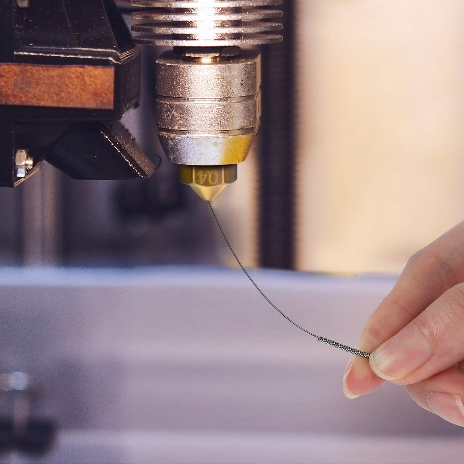 0.4mm Brass Nozzles 3D Printer - 3D Printer Nozzle Brass ulasan dan harga