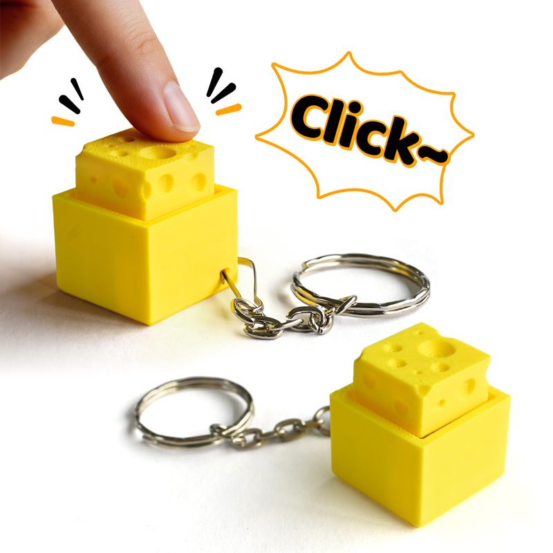 3D Printed Cheesy Key Fidget C - 3D Printing Model ulasan dan harga