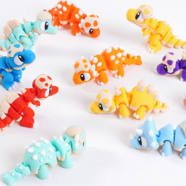 3D Printed Cartoon Tyrannosaur - 3D Printing Household Items ulasan dan harga