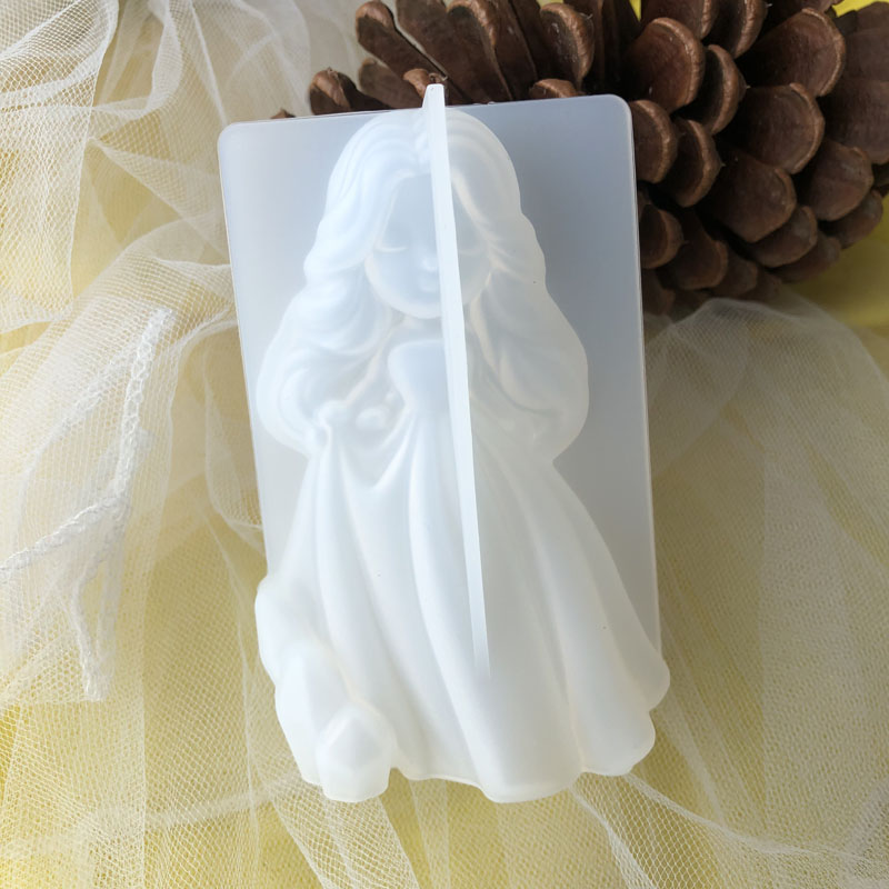 3D Cute Princess Silicone Cand - 3D Printing Model ulasan dan harga