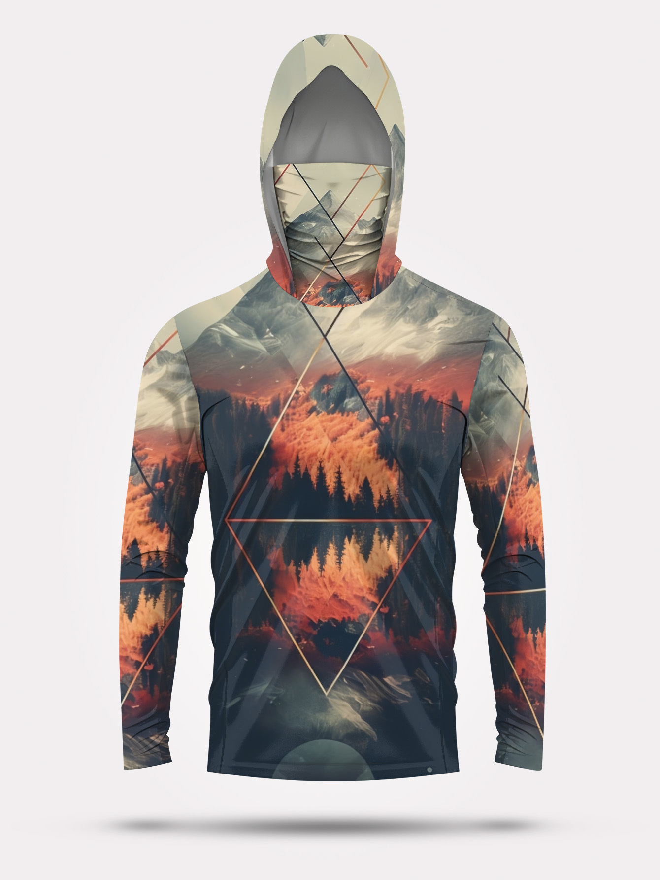 Outdoor Men's Fishing Hoodie B - 3D Printing Kpop ulasan dan harga