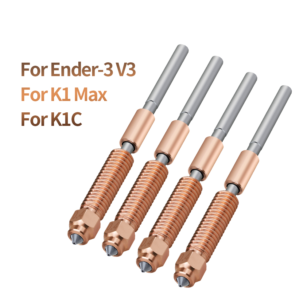 Upgraded For K1C Nozzle All-in - 3D Printer Nozzle Brass ulasan dan harga