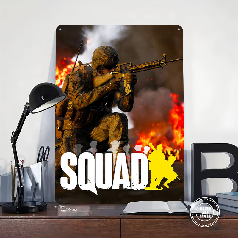 Squad Video Game Cover Art Pos - 3D Printing Videos ulasan dan harga