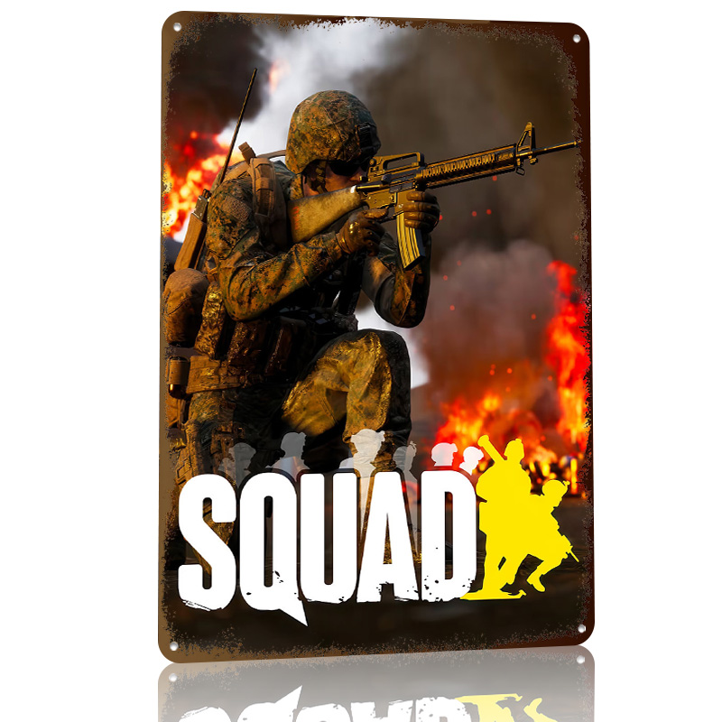 Squad Video Game Cover Art Pos - 3D Printing Videos ulasan dan harga