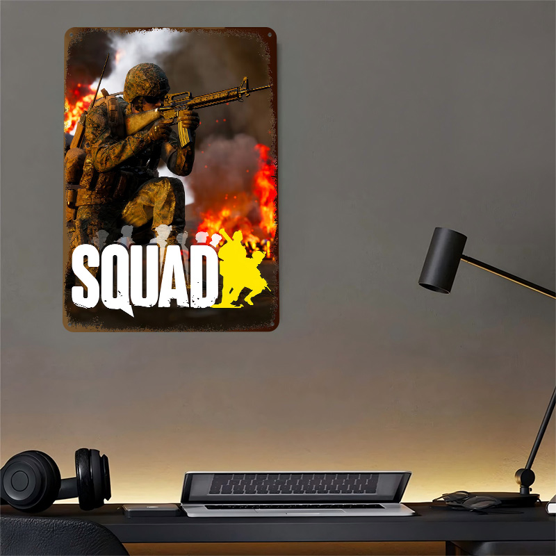 Squad Video Game Cover Art Pos - 3D Printing Videos ulasan dan harga