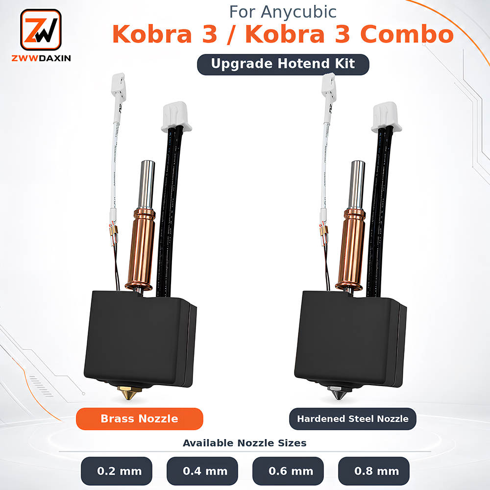 Kit Upgrade for Anycubic Kobra - 3D Printer Nozzle Brass ulasan dan harga