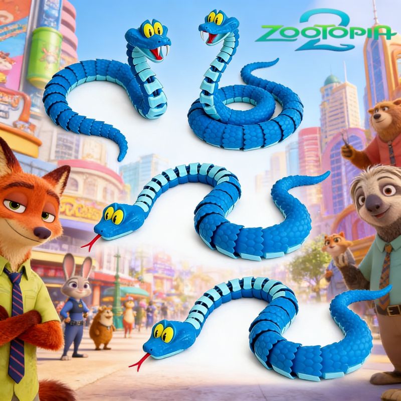 30cmGareth Snake: Joint simula - 3D Printing Joints ulasan dan harga