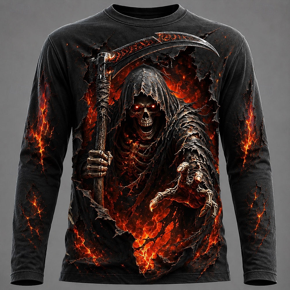Halloween Men 3D Graphic Print - 3D Printing Kpop ulasan dan harga