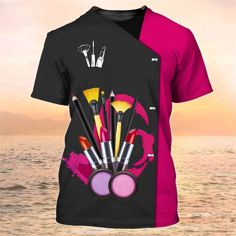 Make Up Artist T-Shirts Cosmet - 3D Printing Maket ulasan dan harga