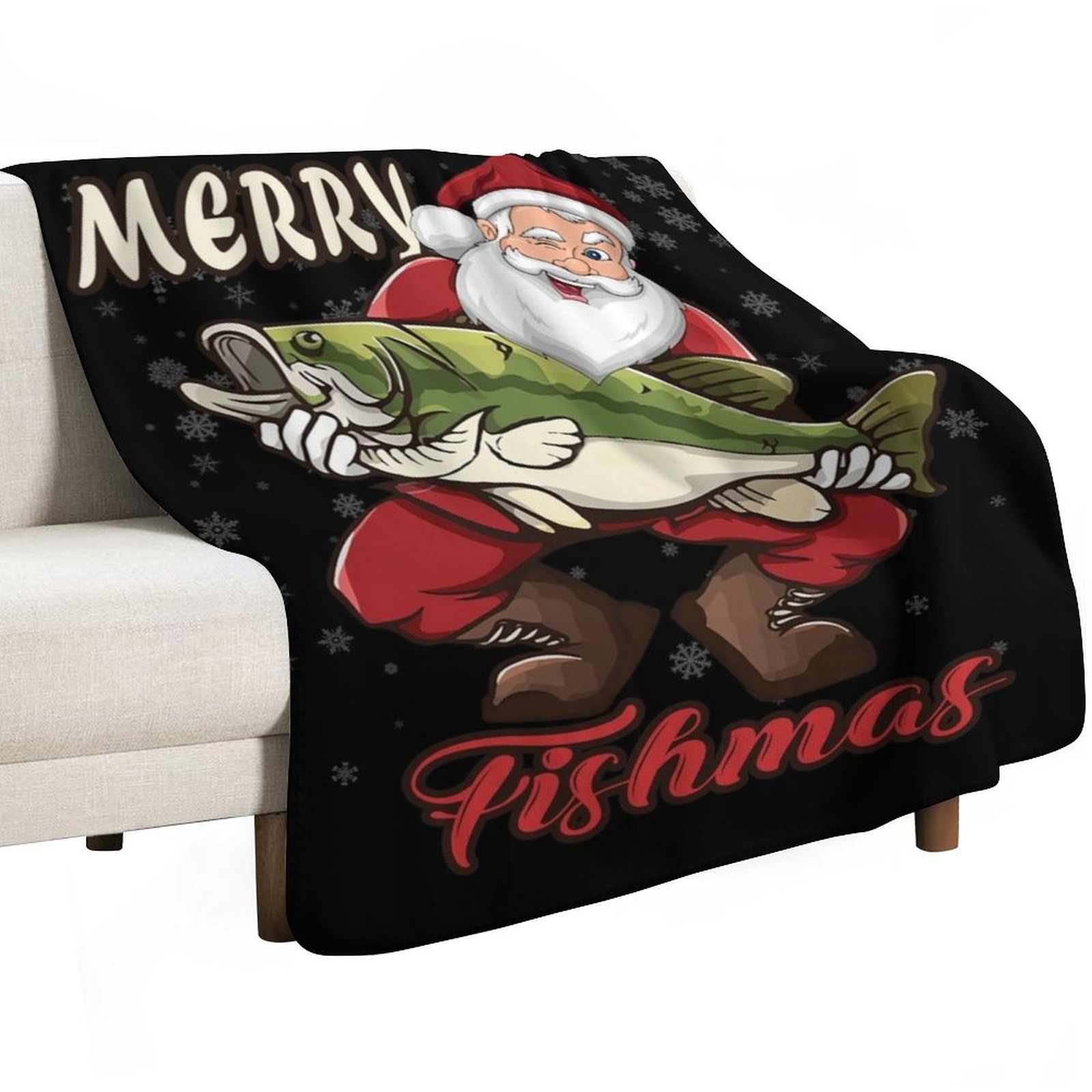 Merry Fishmas - Funny Bass Fis - 3D Printing Xmas Ideas ulasan dan harga