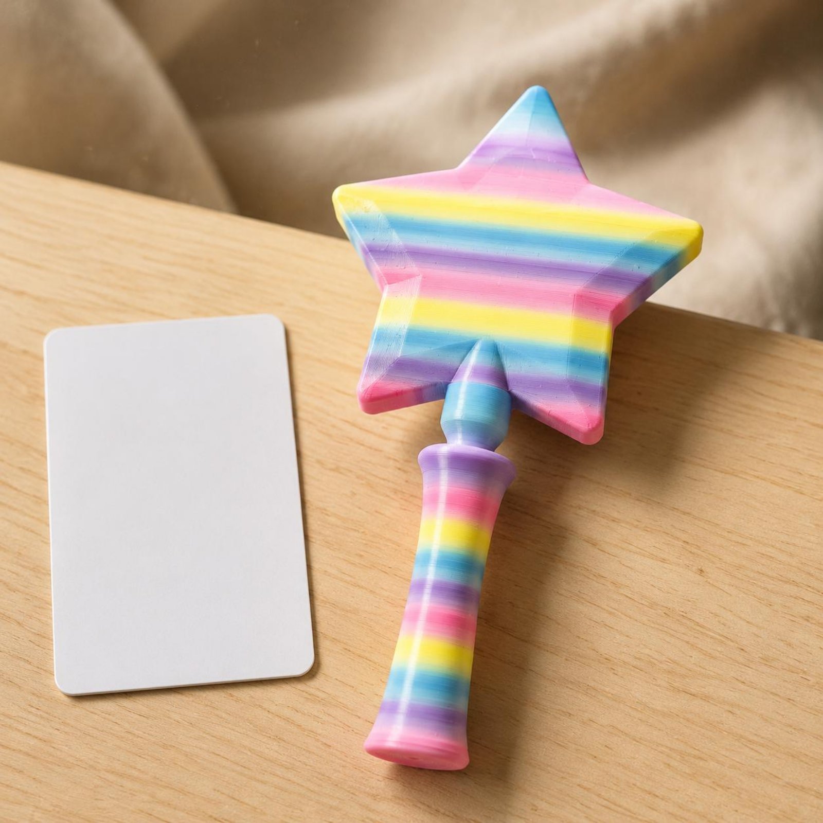 Star Wand Card Holder 3D Print - 3D Printing Card ulasan dan harga