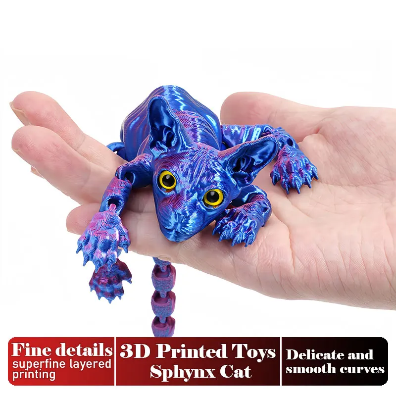 3D Printed Cat Realistic Multi - 3D Printing Household Items ulasan dan harga