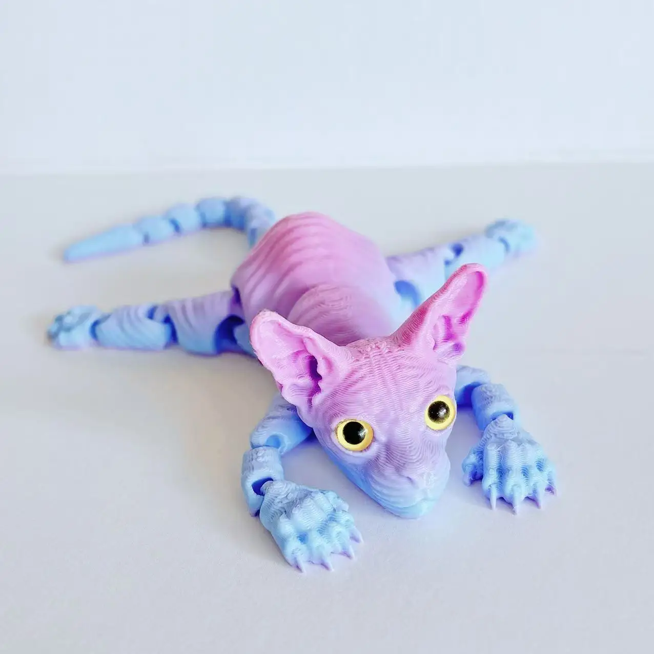 3D Printed Cat Realistic Multi - 3D Printing Household Items ulasan dan harga