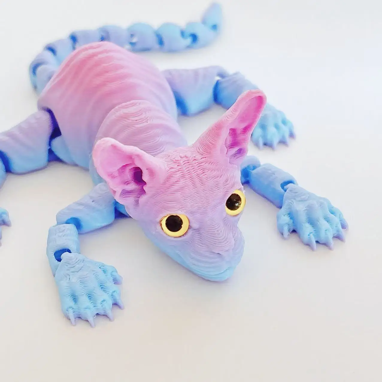 3D Printed Cat Realistic Multi - 3D Printing Household Items ulasan dan harga