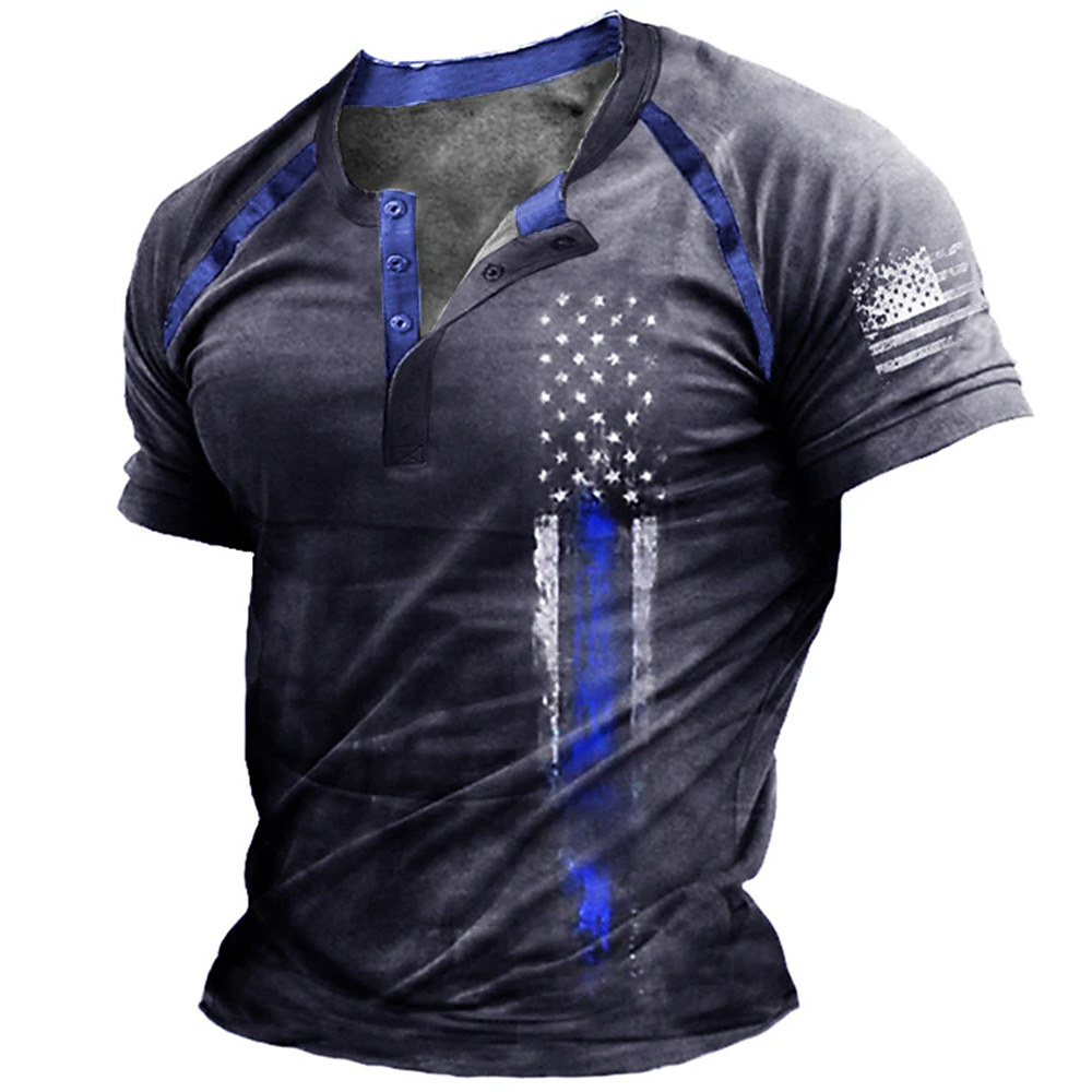 Funny 3D American Flag Print M - 3D Printing Kpop ulasan dan harga
