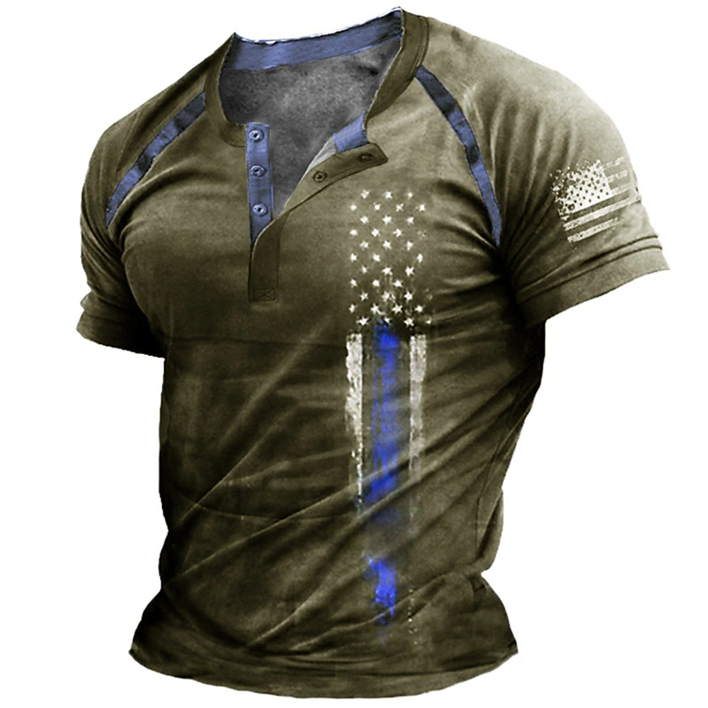 Funny 3D American Flag Print M - 3D Printing Kpop ulasan dan harga