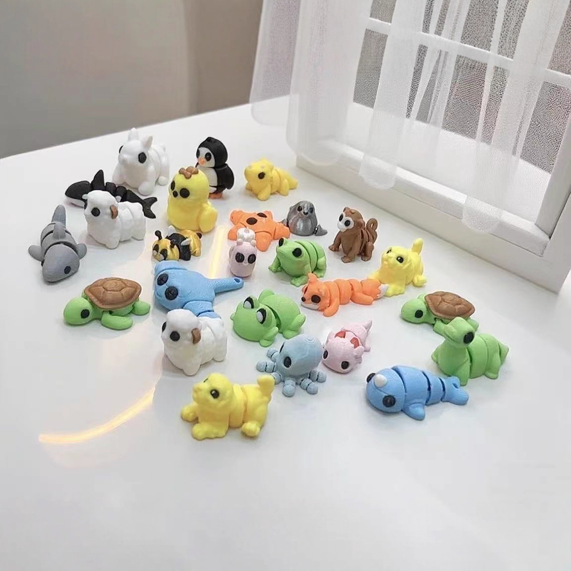 10-50Pcs 3D Printed Colorful M - 3D Printing Household Items ulasan dan harga
