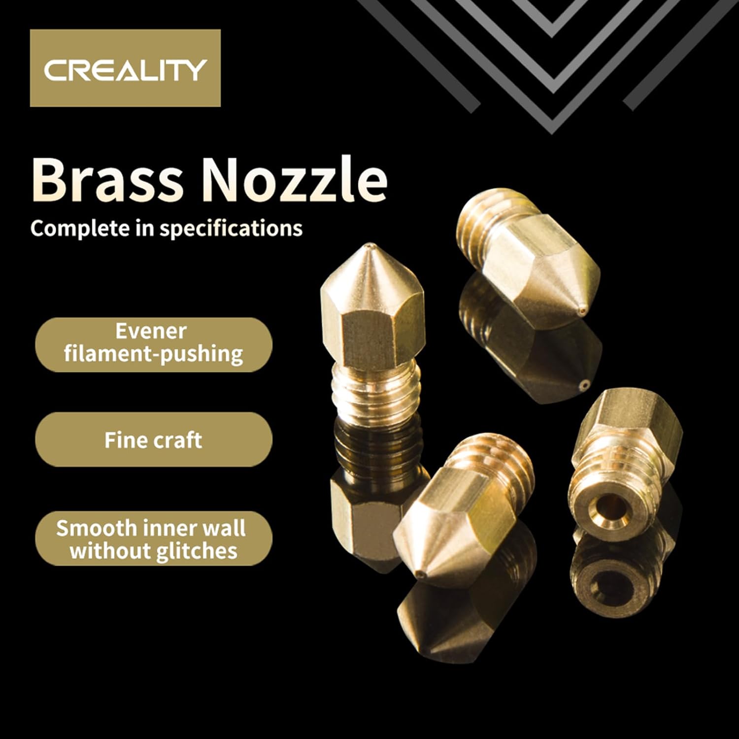 Official Creality Ender 3/Ende - 3D Printer Nozzle Brass ulasan dan harga