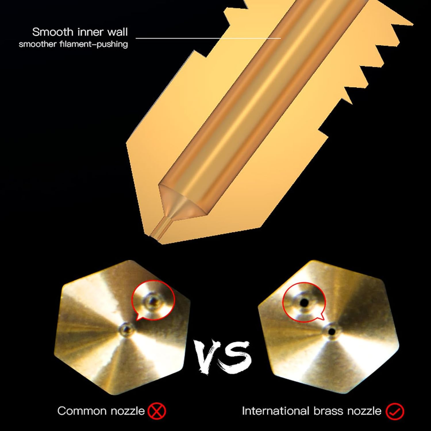 Official Creality Ender 3/Ende - 3D Printer Nozzle Brass ulasan dan harga