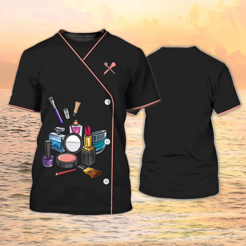 Make Up Artist T-Shirts Cosmet - 3D Printing Maket ulasan dan harga