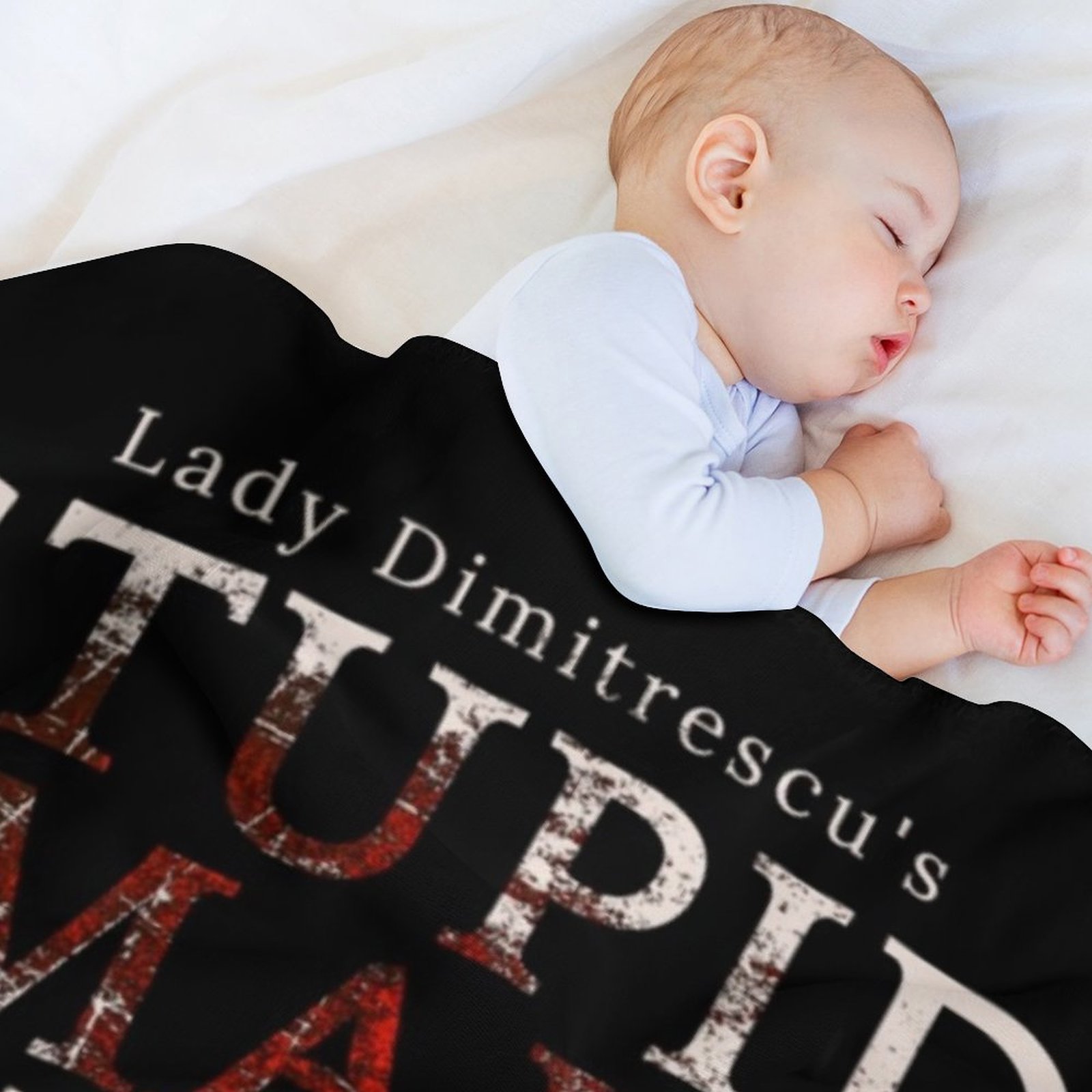 Stupid Man Thing Throw Blanket - 3D Printing Useful Things ulasan dan harga