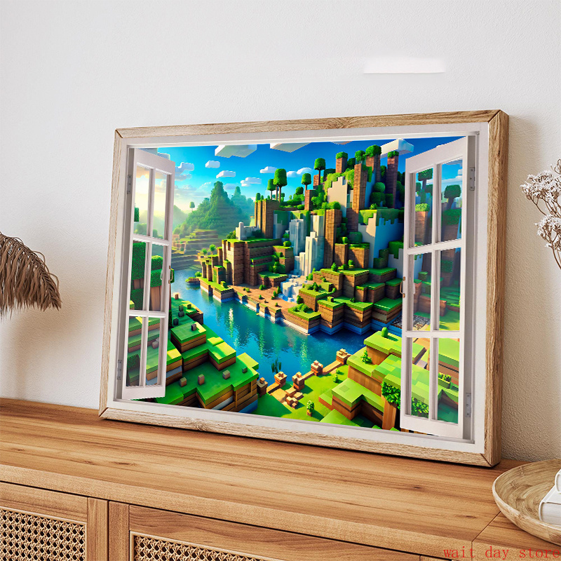 Block Pixel Video Game Landsca - 3D Printing Videos ulasan dan harga