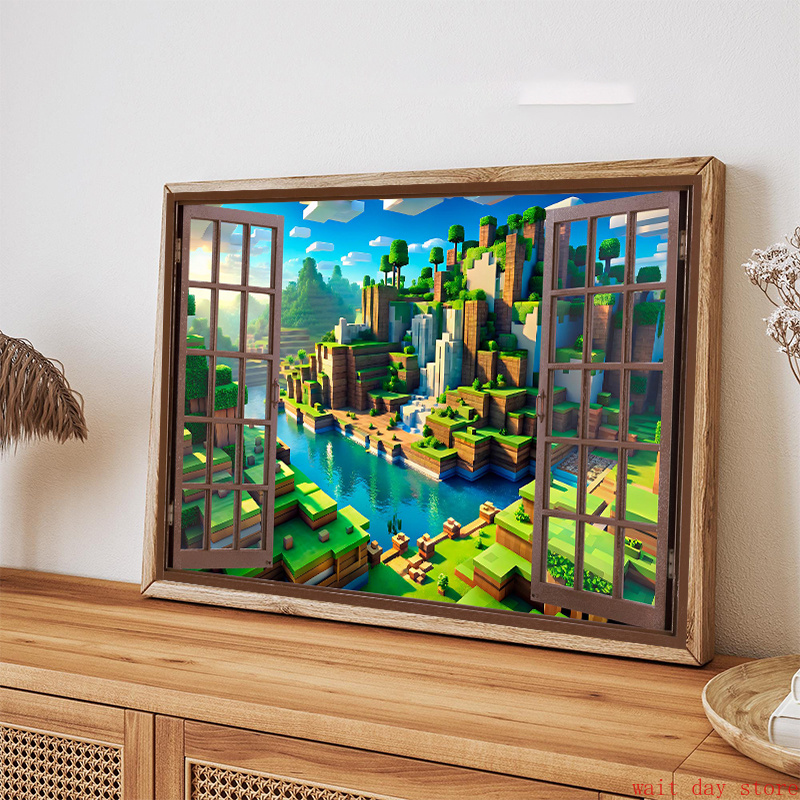 Block Pixel Video Game Landsca - 3D Printing Videos ulasan dan harga