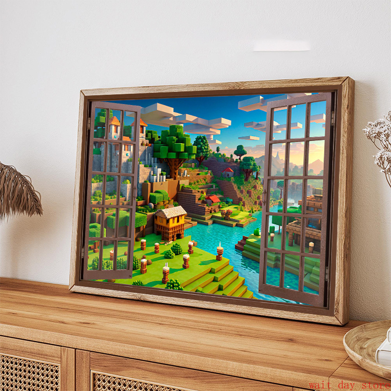 Block Pixel Video Game Landsca - 3D Printing Videos ulasan dan harga