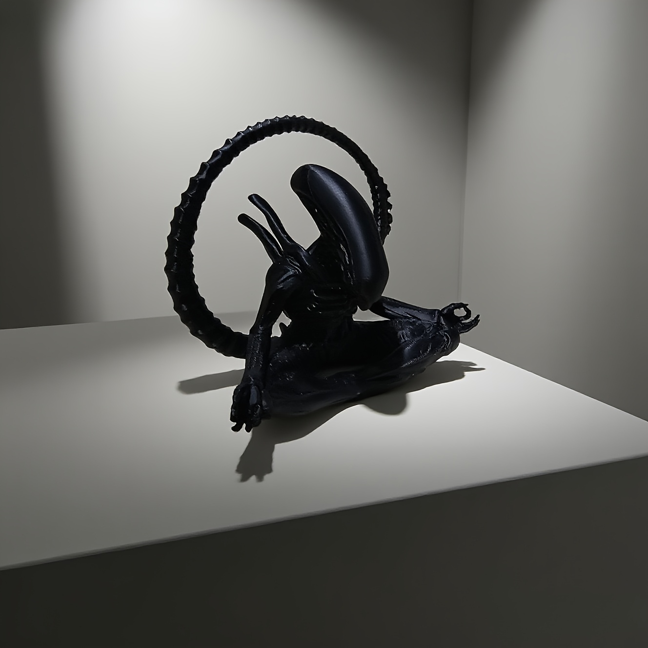 Meditating Alien Figurine 3D P - 3D Printing Household Items ulasan dan harga