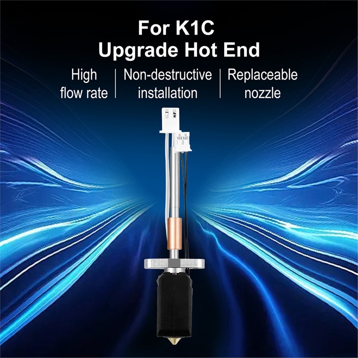 Upgrade Hotend Kit for K1C Hot - 3D Printer Nozzle Brass ulasan dan harga