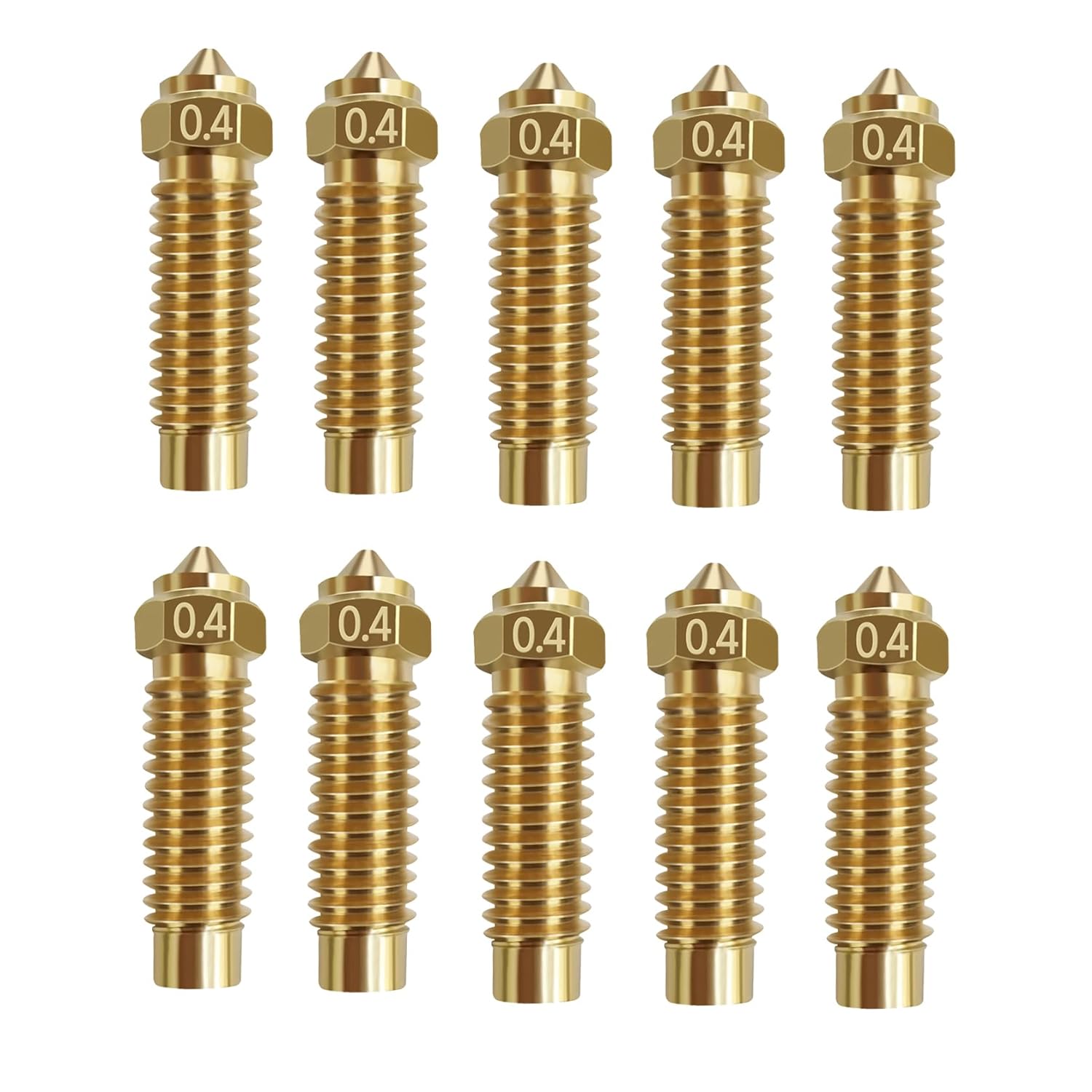 5/10PC Elegoo Neptune 4 Plus/N - 3D Printer Nozzle Brass ulasan dan harga