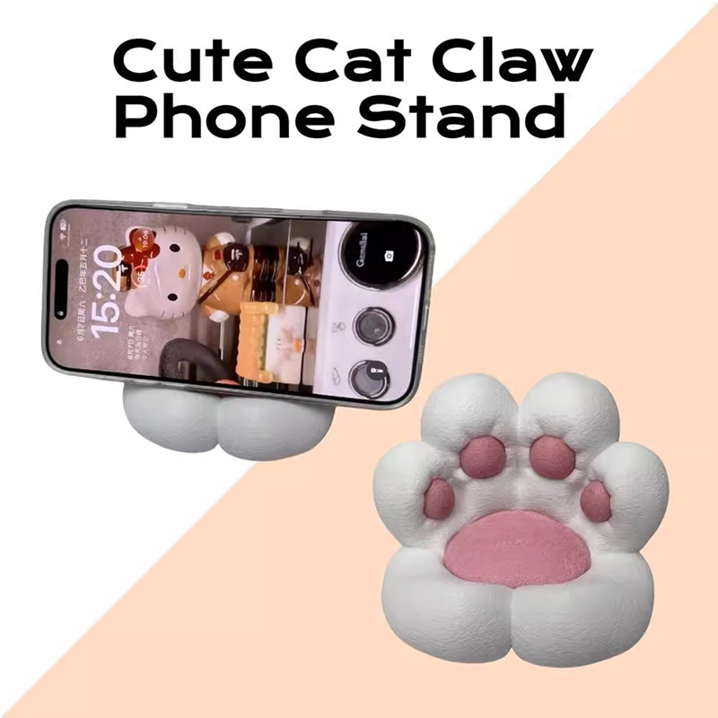 Cute Cat Paw Phone Stand, 3D P - 3D Printing Videos ulasan dan harga