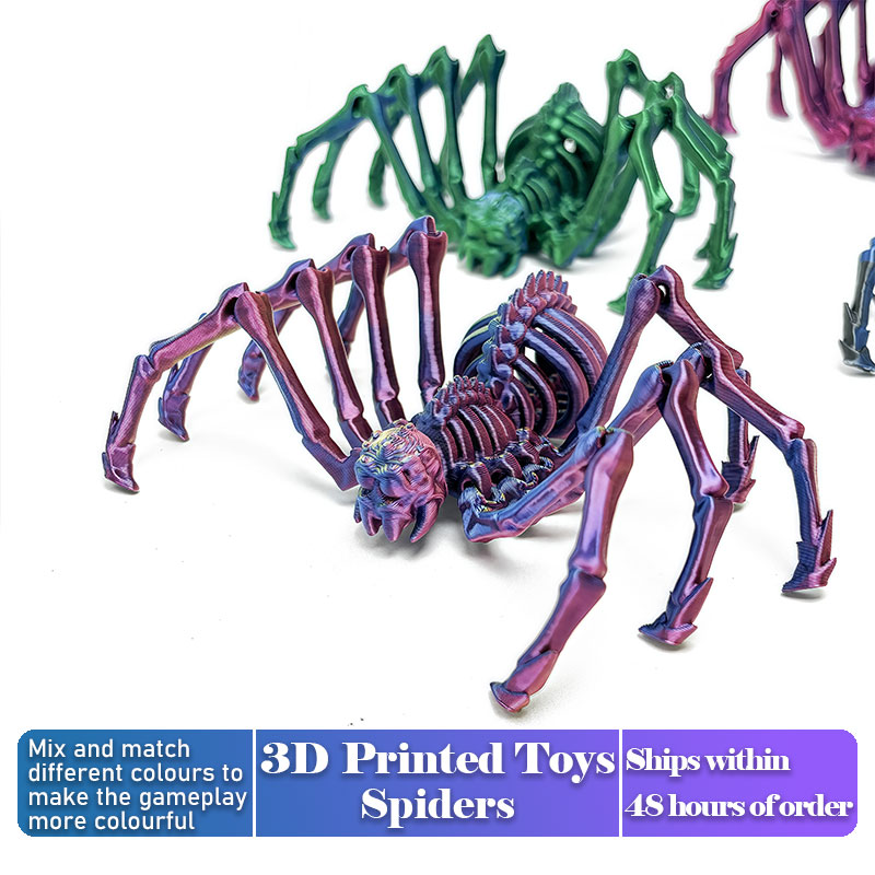Articulated 3D Printed Spider  - 3D Printing Household Items ulasan dan harga